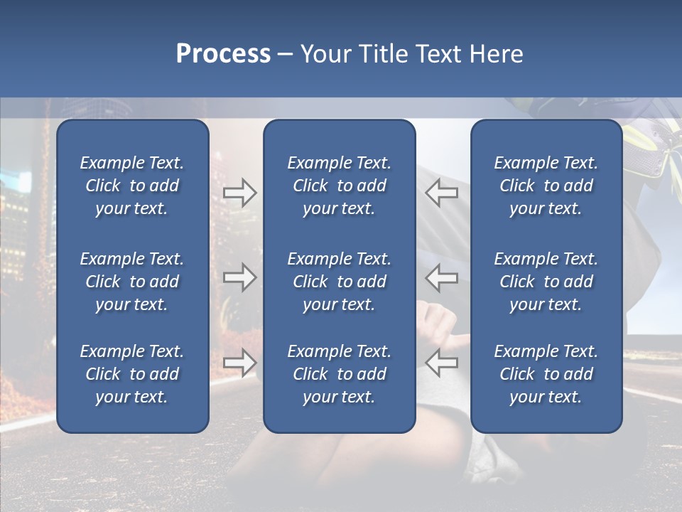 Travel Man Street PowerPoint Template