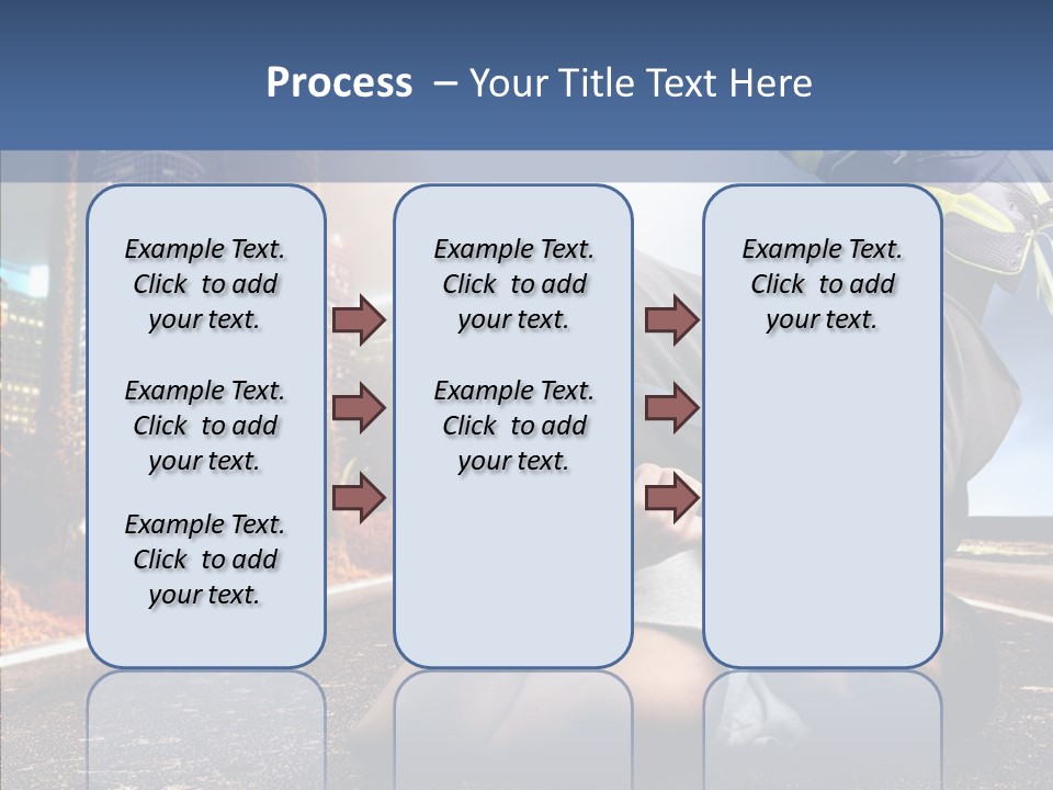 Travel Man Street PowerPoint Template