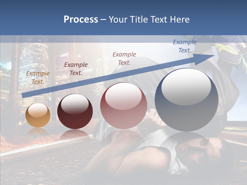 Travel Man Street PowerPoint Template