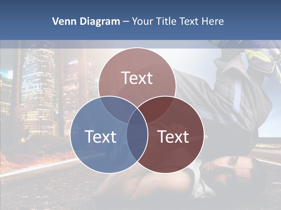 Travel Man Street PowerPoint Template