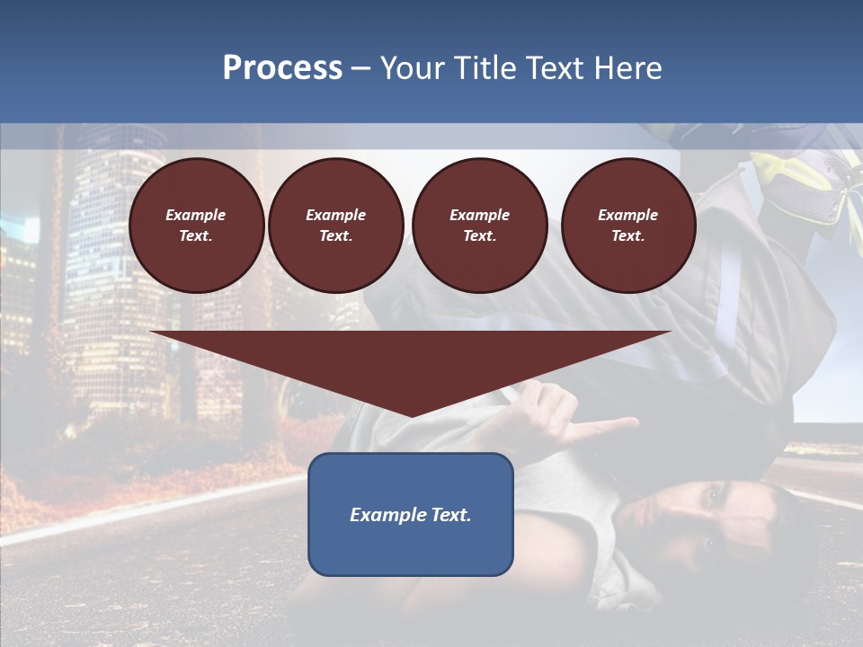 Travel Man Street PowerPoint Template