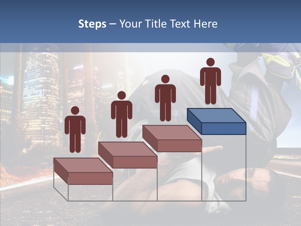 Travel Man Street PowerPoint Template