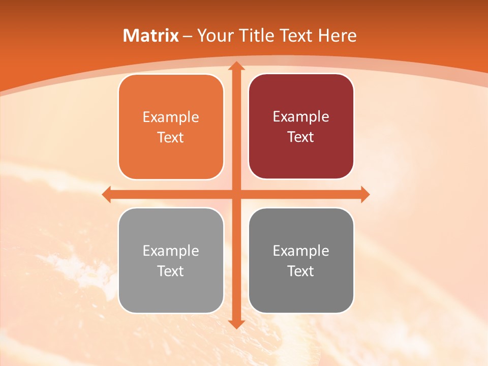 Beverage Snack Produce PowerPoint Template