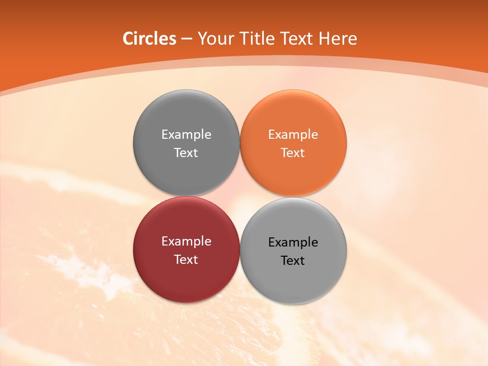 Beverage Snack Produce PowerPoint Template