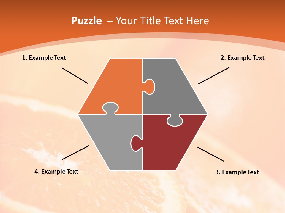 Beverage Snack Produce PowerPoint Template