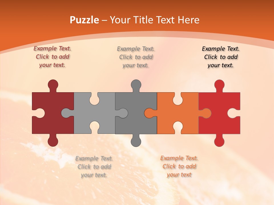 Beverage Snack Produce PowerPoint Template