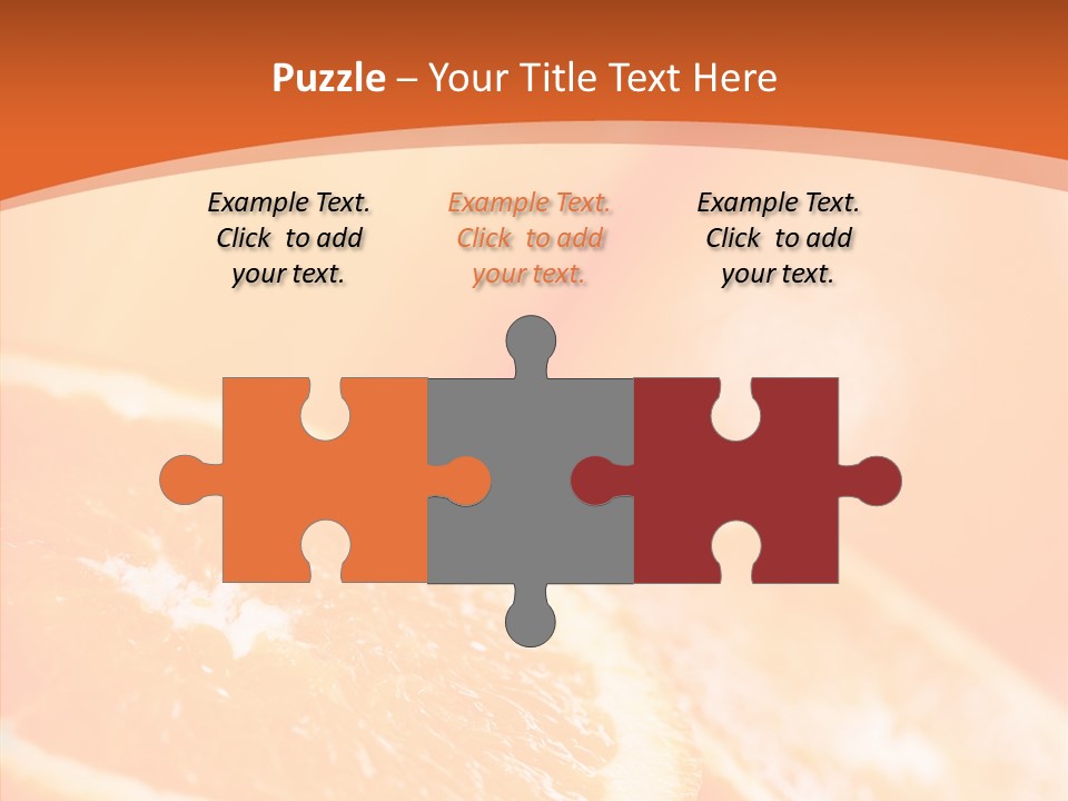 Beverage Snack Produce PowerPoint Template