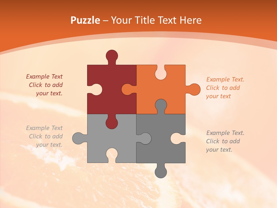 Beverage Snack Produce PowerPoint Template