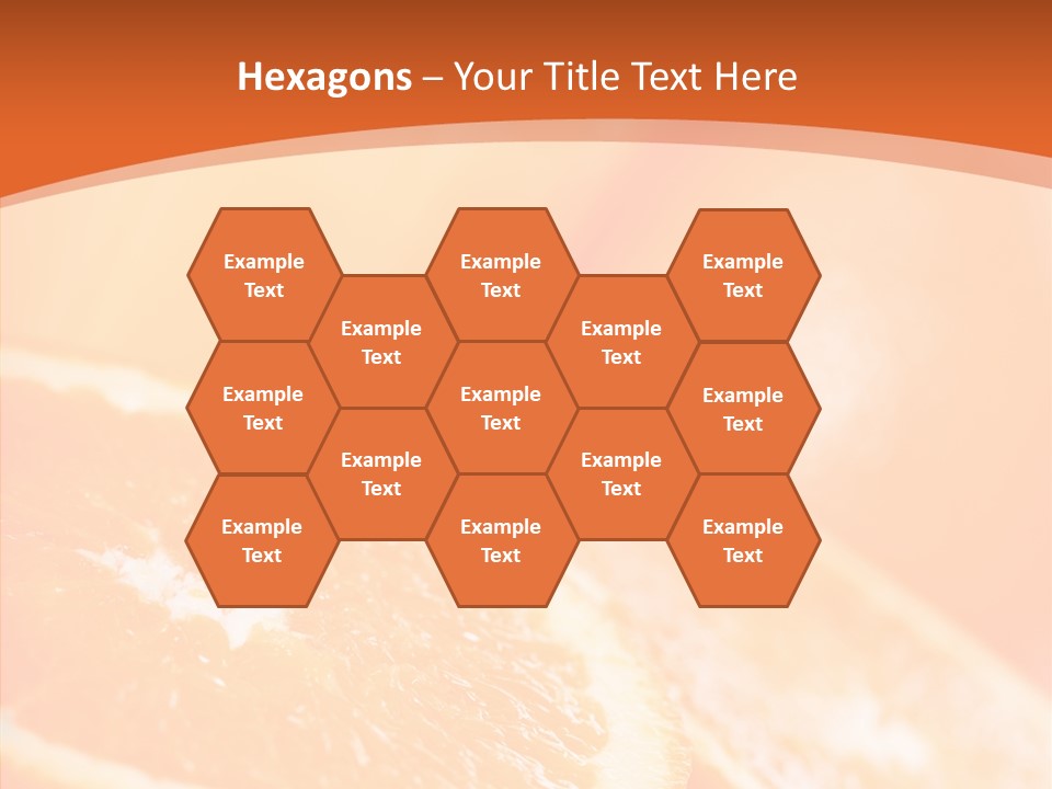 Beverage Snack Produce PowerPoint Template