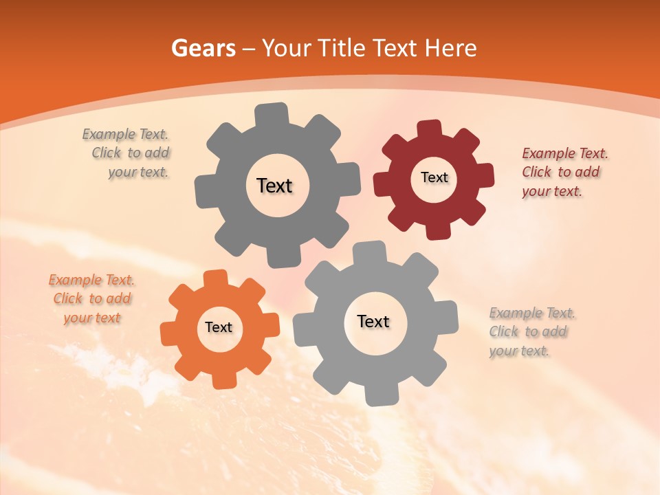 Beverage Snack Produce PowerPoint Template