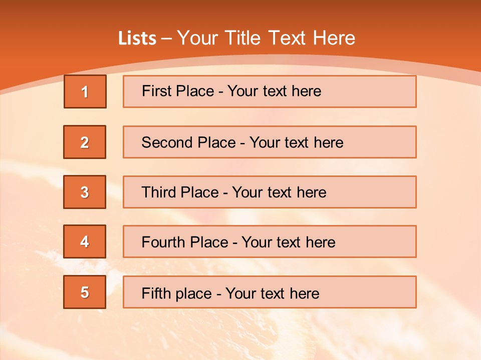 Beverage Snack Produce PowerPoint Template