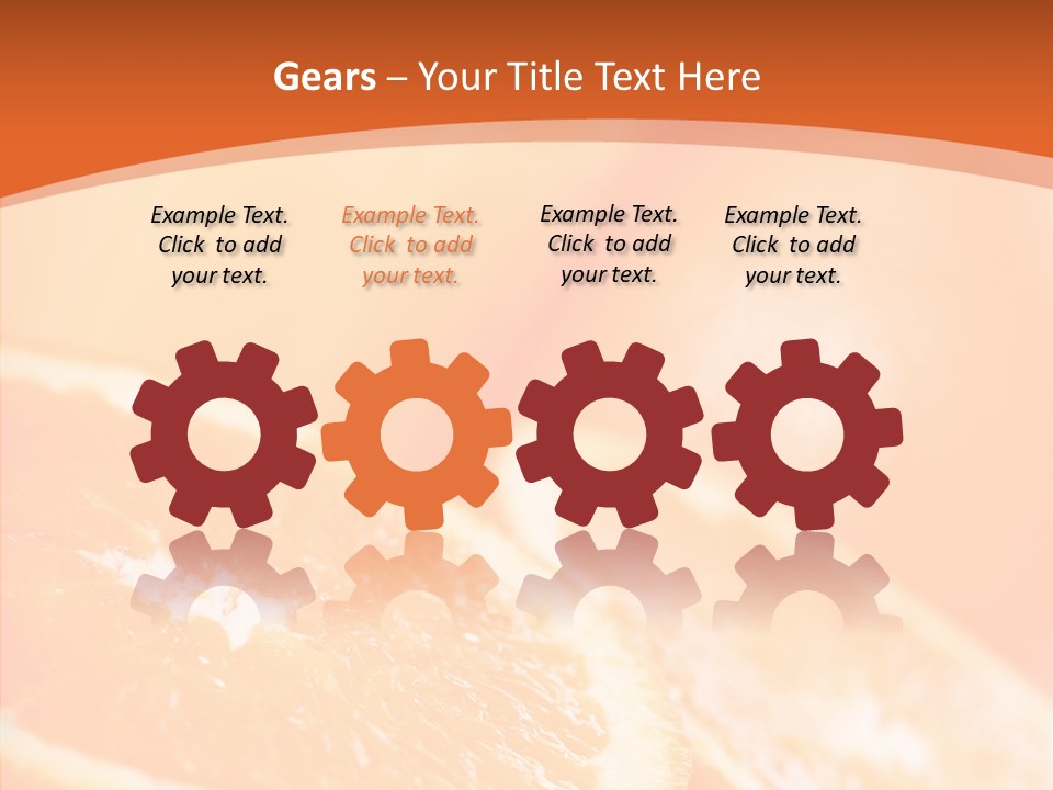 Beverage Snack Produce PowerPoint Template