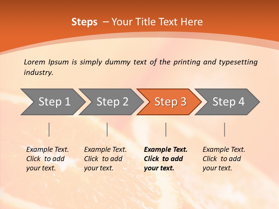 Beverage Snack Produce PowerPoint Template