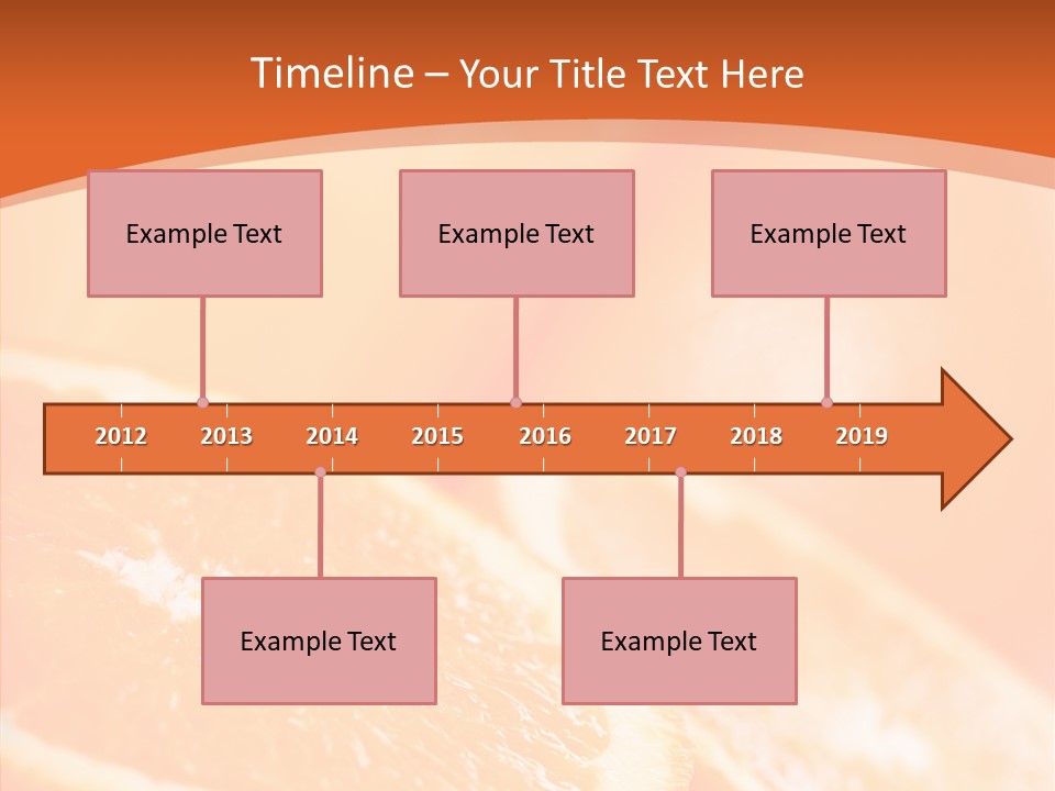 Beverage Snack Produce PowerPoint Template