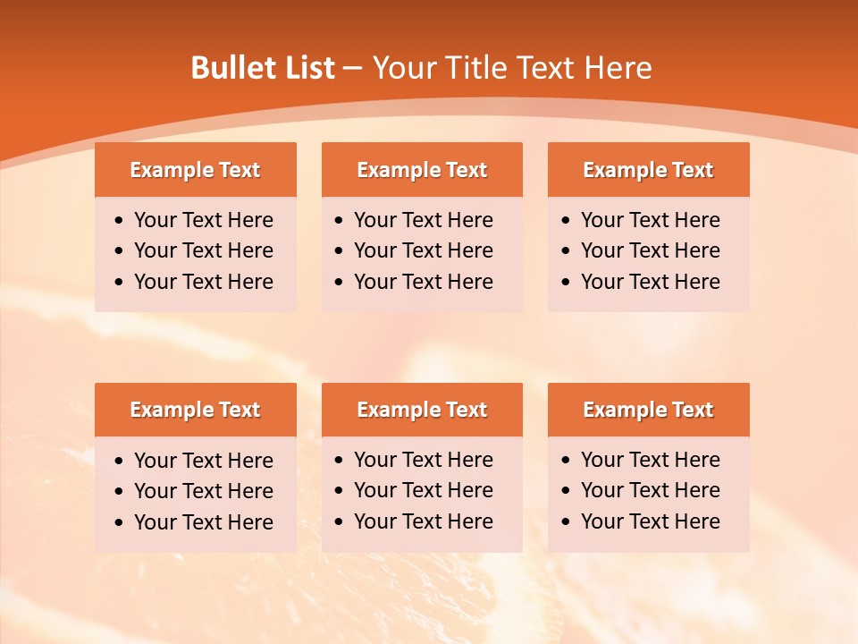 Beverage Snack Produce PowerPoint Template