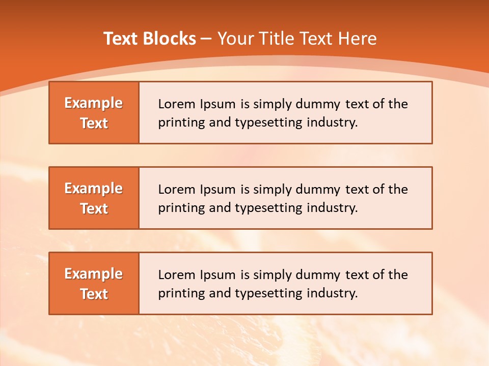 Beverage Snack Produce PowerPoint Template