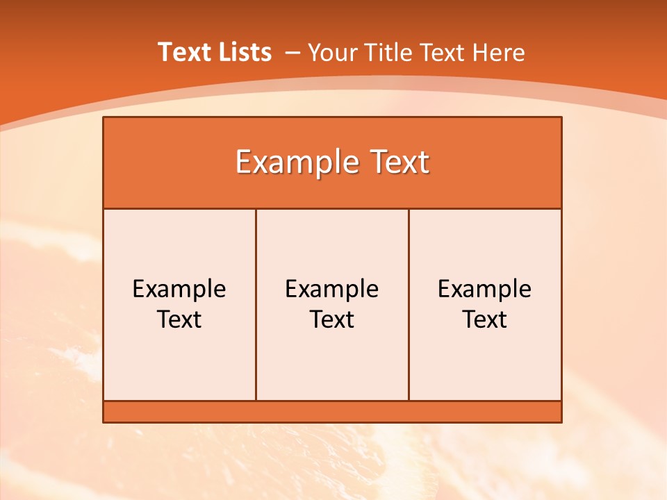 Beverage Snack Produce PowerPoint Template