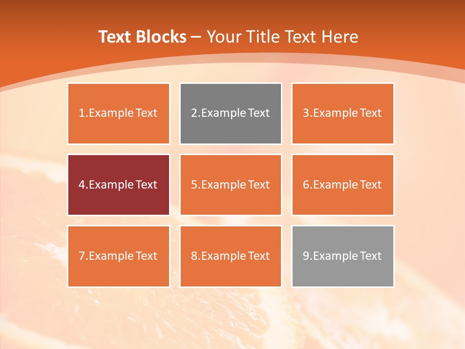 Beverage Snack Produce PowerPoint Template