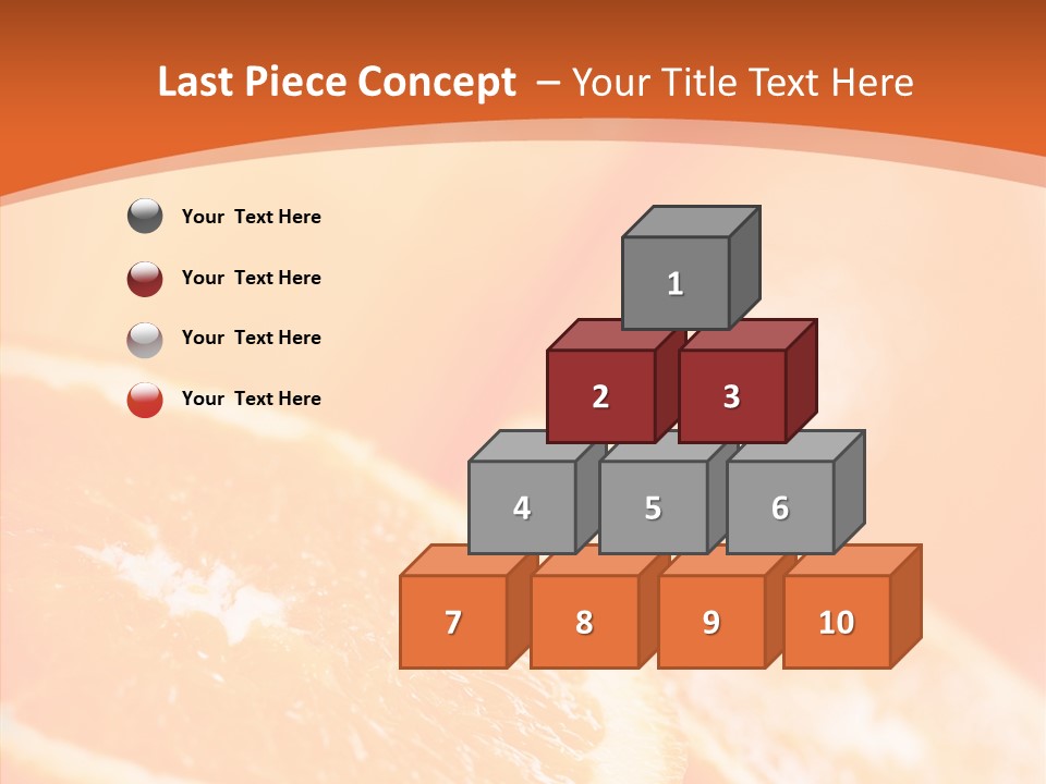 Beverage Snack Produce PowerPoint Template