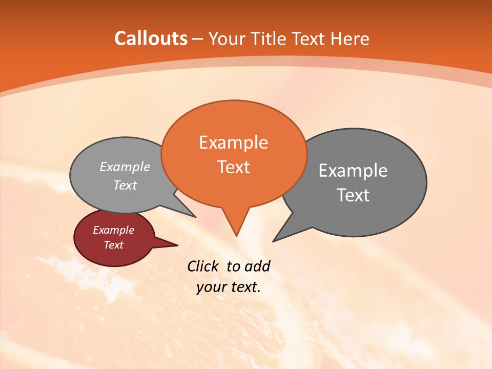 Beverage Snack Produce PowerPoint Template