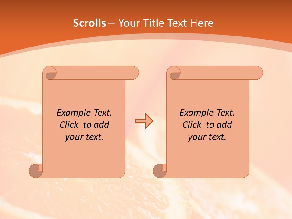 Beverage Snack Produce PowerPoint Template