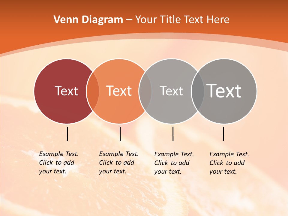 Beverage Snack Produce PowerPoint Template
