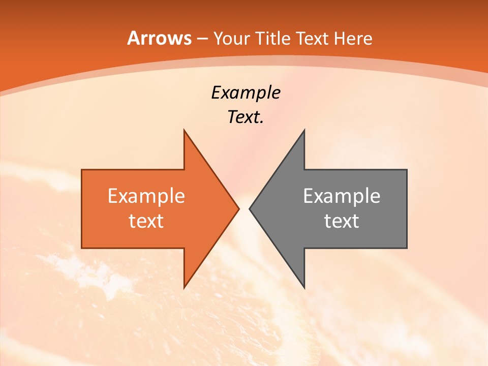 Beverage Snack Produce PowerPoint Template
