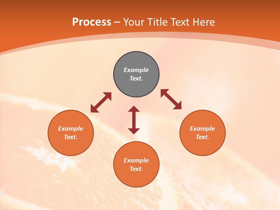 Beverage Snack Produce PowerPoint Template