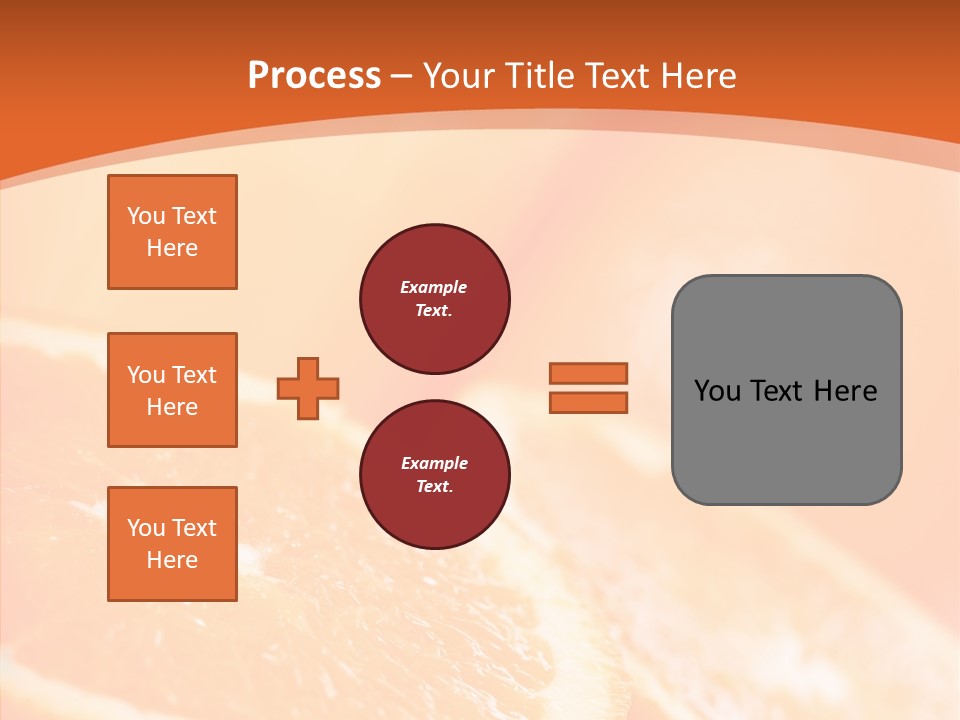 Beverage Snack Produce PowerPoint Template