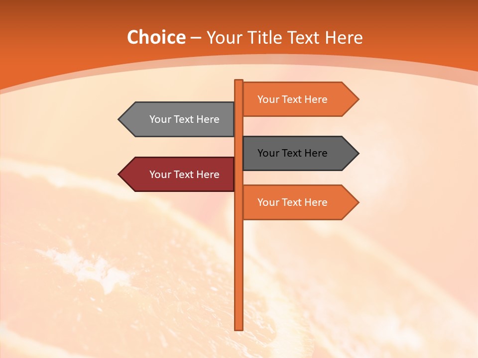 Beverage Snack Produce PowerPoint Template