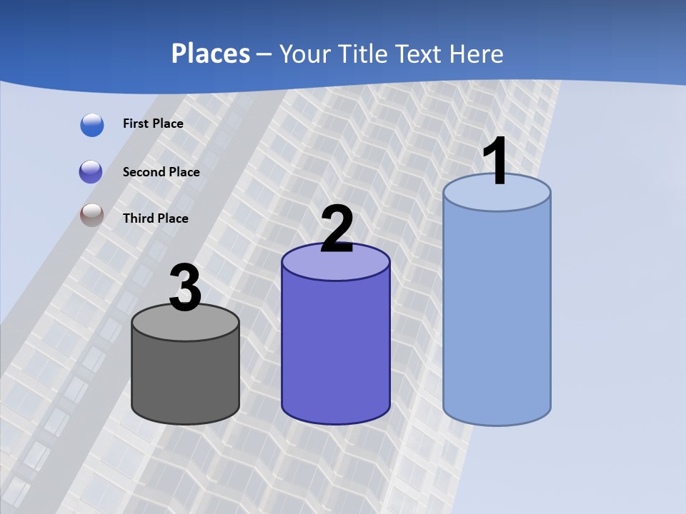 Metal Institution Building PowerPoint Template