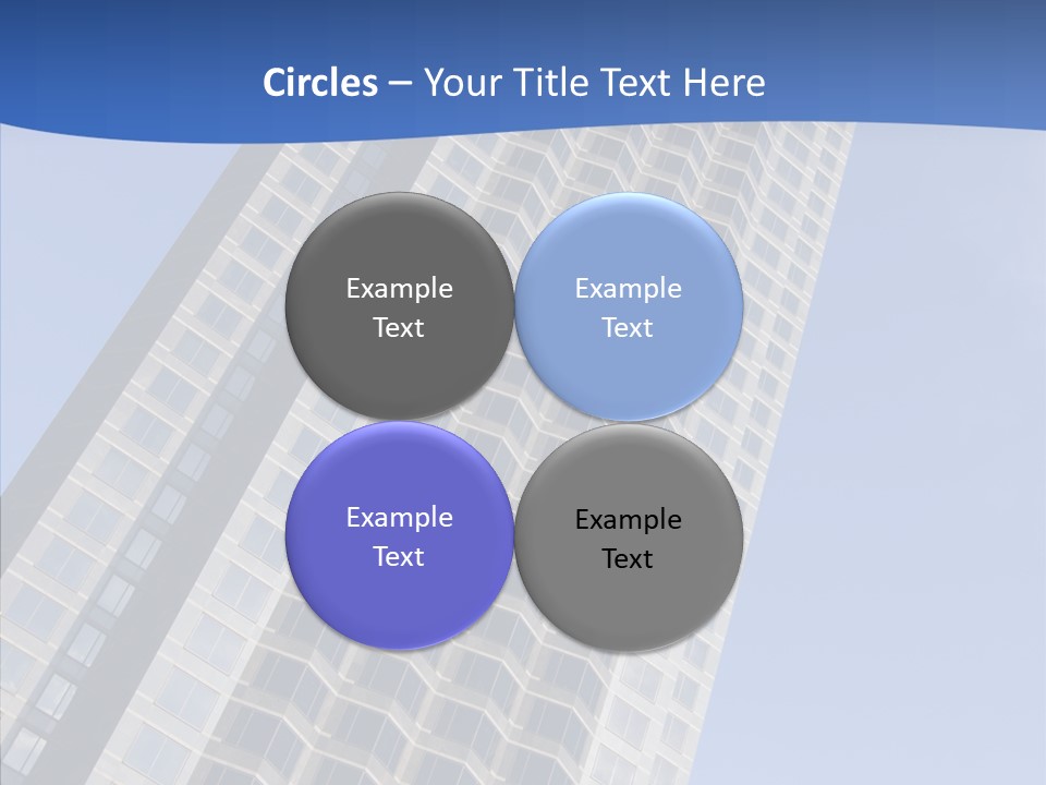 Metal Institution Building PowerPoint Template