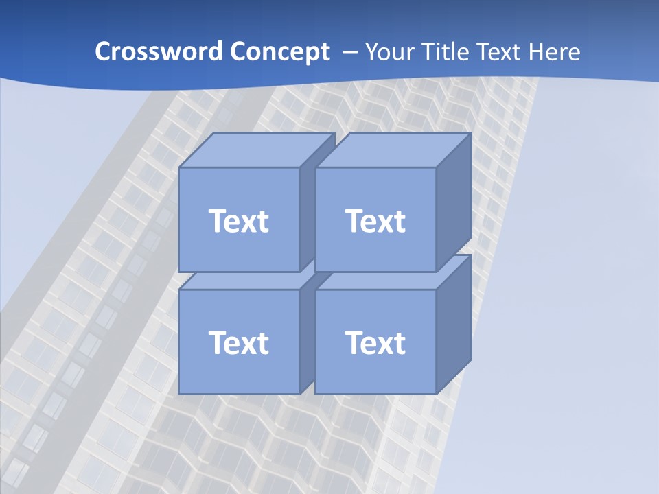 Metal Institution Building PowerPoint Template