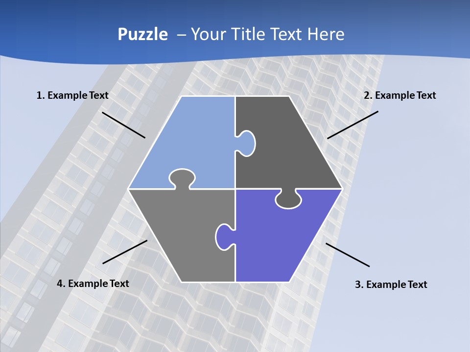 Metal Institution Building PowerPoint Template