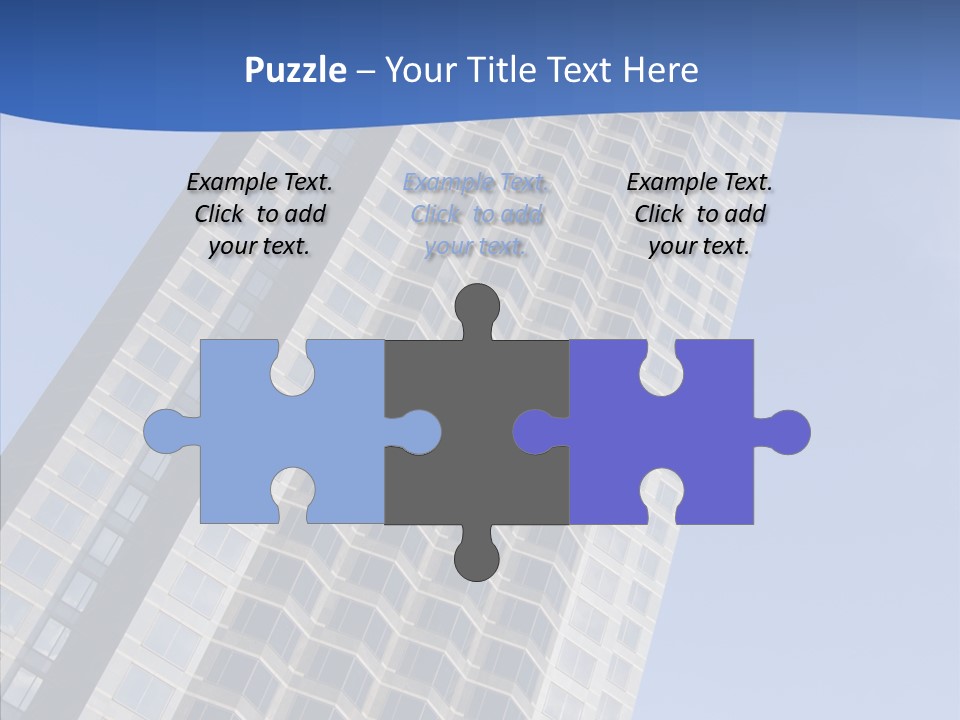 Metal Institution Building PowerPoint Template