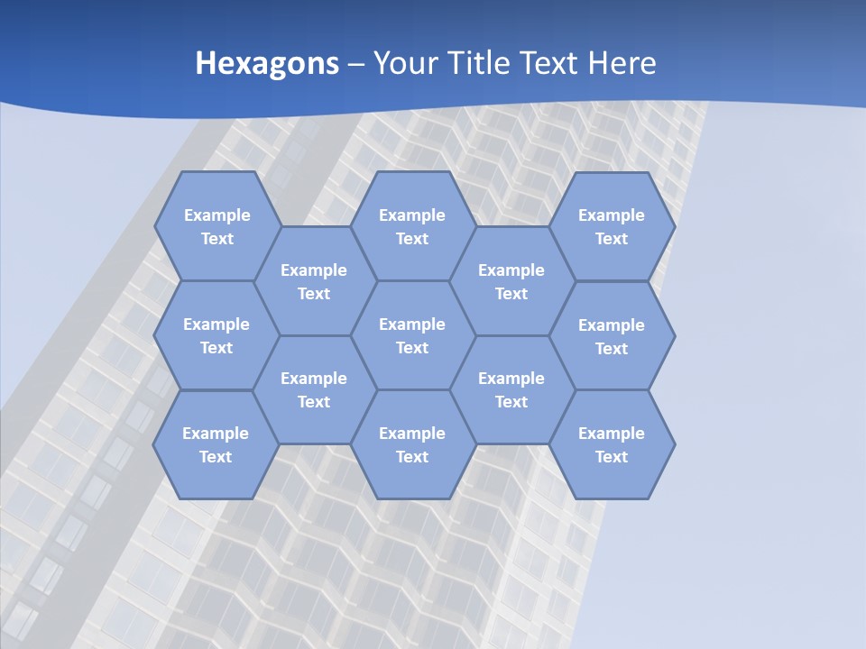 Metal Institution Building PowerPoint Template