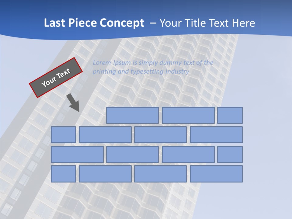 Metal Institution Building PowerPoint Template