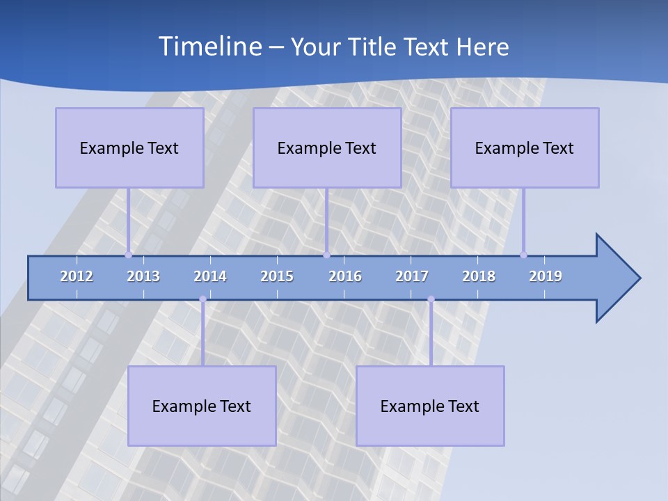 Metal Institution Building PowerPoint Template