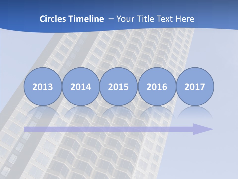 Metal Institution Building PowerPoint Template