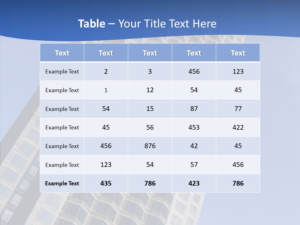 Metal Institution Building PowerPoint Template