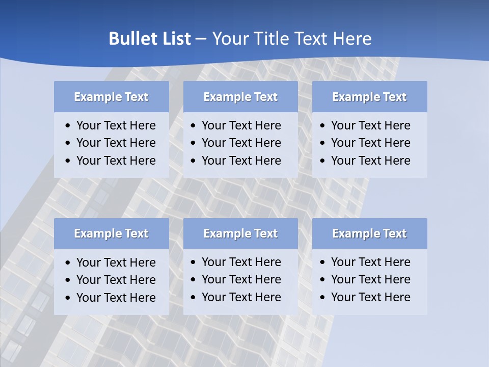 Metal Institution Building PowerPoint Template