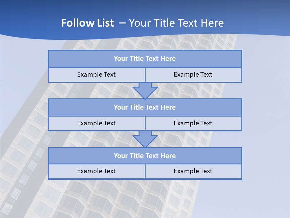 Metal Institution Building PowerPoint Template