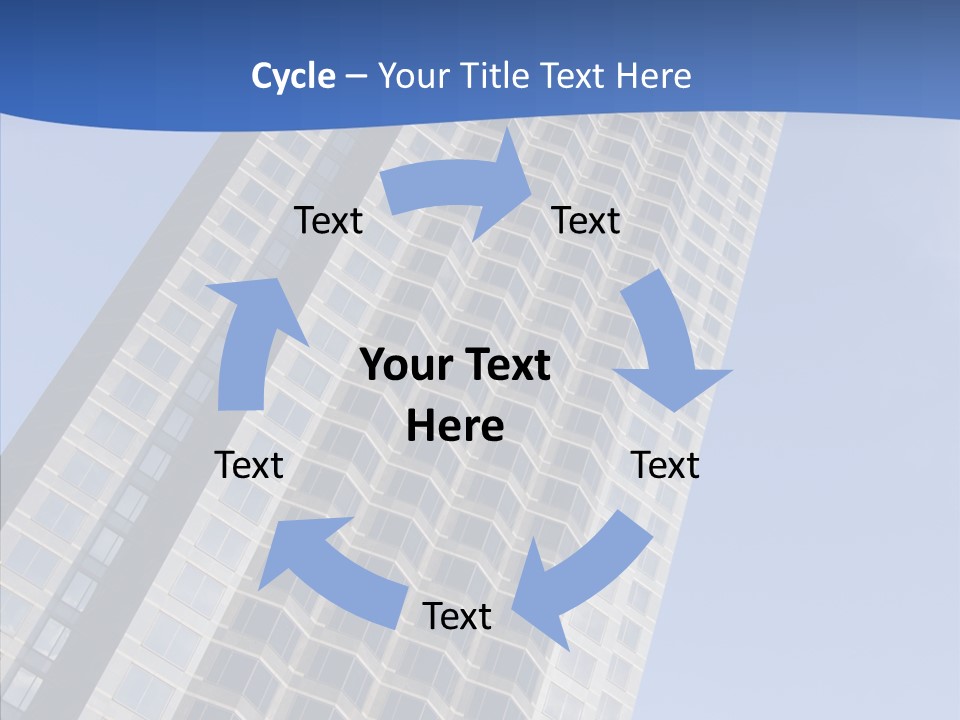 Metal Institution Building PowerPoint Template