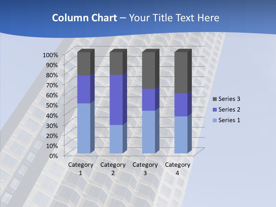 Metal Institution Building PowerPoint Template