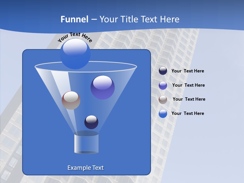 Metal Institution Building PowerPoint Template