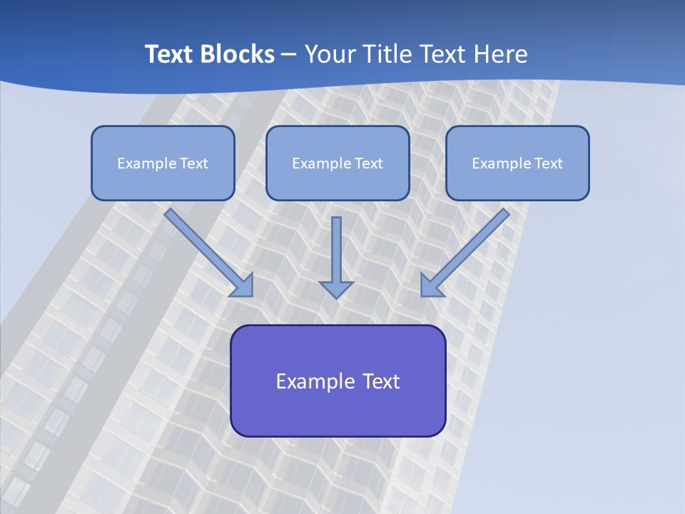 Metal Institution Building PowerPoint Template