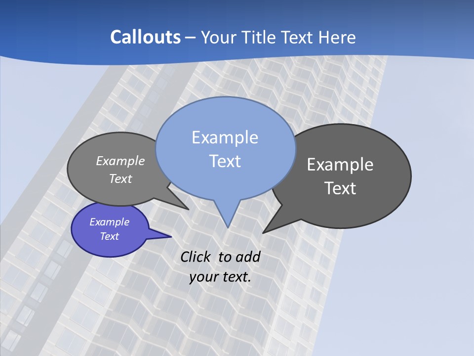 Metal Institution Building PowerPoint Template