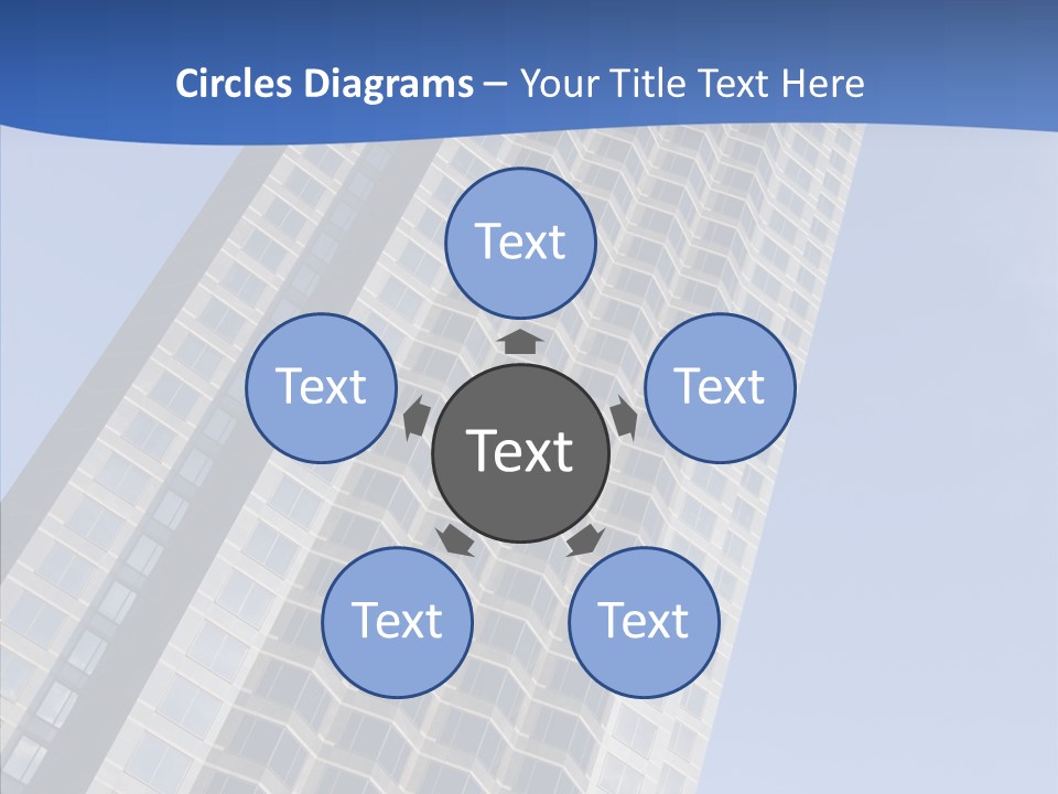 Metal Institution Building PowerPoint Template