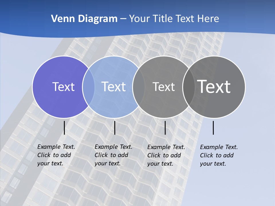 Metal Institution Building PowerPoint Template