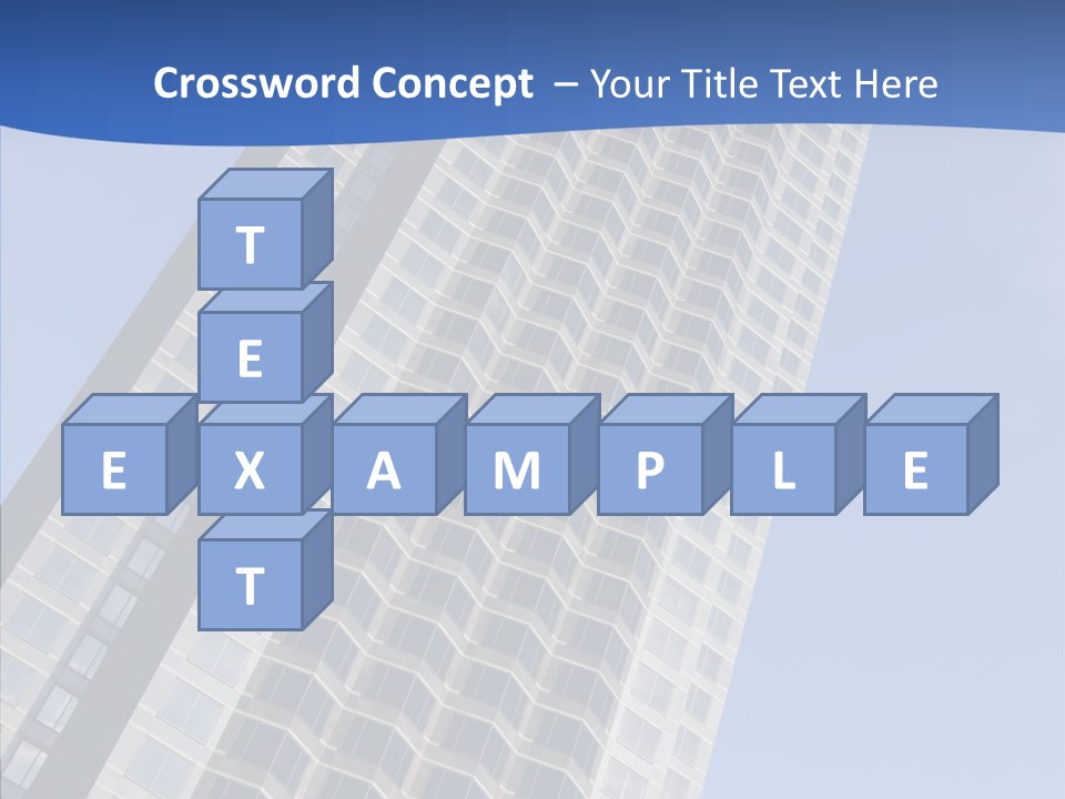 Metal Institution Building PowerPoint Template